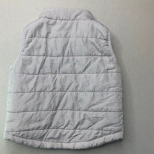Load image into Gallery viewer, Girls Kids &amp; Co, grey &amp; gold puffer vest / jacket, EUC, size 0,  