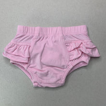 Load image into Gallery viewer, Girls Tiny Little Wonders, pink ruffle bloomers / nappy cover, FUC, size 000,  