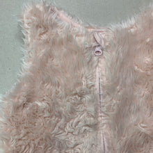 Load image into Gallery viewer, Girls Sprout, cotton lined zip up faux fur vest, GUC, size 1,  