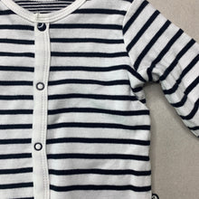 Load image into Gallery viewer, unisex reversible, striped cotton long sleeve top, FUC, size 3 months,  