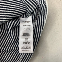 Load image into Gallery viewer, unisex reversible, striped cotton long sleeve top, FUC, size 3 months,  