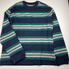 Load image into Gallery viewer, Boys Anko, striped cotton long sleeve top, EUC, size 14,  