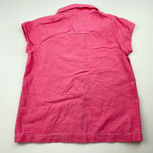 Load image into Gallery viewer, Girls SEED JEANS, embroidered lightweight short sleeve top, GUC, size 6,  