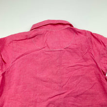 Load image into Gallery viewer, Girls SEED JEANS, embroidered lightweight short sleeve top, GUC, size 6,  