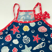 Load image into Gallery viewer, Girls Floatimini, swim top, shells, FUC, size 6,  