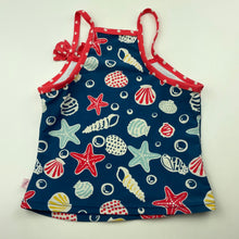 Load image into Gallery viewer, Girls Floatimini, swim top, shells, FUC, size 6,  