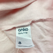 Load image into Gallery viewer, Girls Anko, pink cotton long sleeve t-shirt / top, FUC, size 8,  
