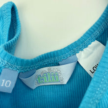 Load image into Gallery viewer, Girls Tilii, ribbed cotton singlet / tank top, EUC, size 10,  