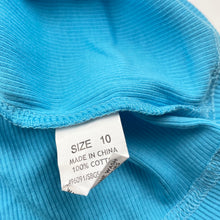 Load image into Gallery viewer, Girls Tilii, ribbed cotton singlet / tank top, EUC, size 10,  