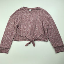 Load image into Gallery viewer, Girls SHEIN, lightweight tie front top, GUC, size 5,  