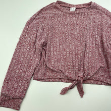 Load image into Gallery viewer, Girls SHEIN, lightweight tie front top, GUC, size 5,  