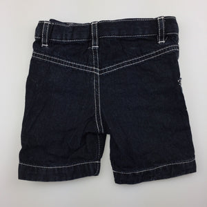 Boys Target, dark denim shorts, adjustable, GUC, size 00