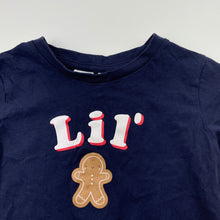 Load image into Gallery viewer, unisex Big W, cotton Christmas pyjama top, gingerbread man, EUC, size 3,  
