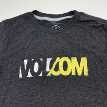 Load image into Gallery viewer, Boys Volcom, grey marle t-shirt / top, Sz: S, armpit to armpit: 38cm, GUC, size 10,  