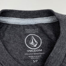 Load image into Gallery viewer, Boys Volcom, grey marle t-shirt / top, Sz: S, armpit to armpit: 38cm, GUC, size 10,  
