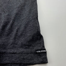 Load image into Gallery viewer, Boys Volcom, grey marle t-shirt / top, Sz: S, armpit to armpit: 38cm, GUC, size 10,  