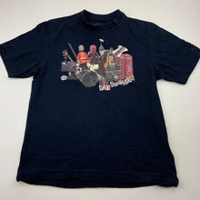 Load image into Gallery viewer, Boys Ben Sherman, navy cotton t-shirt / top, Sz: S, armpit to armpit: 39cm, GUC, size 10-11,  