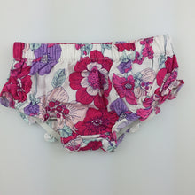 Load image into Gallery viewer, Girls Pumpkin Patch, cute floral cotton bloomers, EUC, size 00