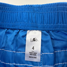 Load image into Gallery viewer, Boys H&amp;T, lightweight board shorts, elasticated, EUC, size 4,  