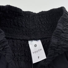 Load image into Gallery viewer, Girls Target, tiered viscose / linen skirt, elasticated, L: 31cm, NEW, size 7,  