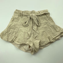 Load image into Gallery viewer, Girls Stevie &amp; Me, lined lightweight cotton shorts, elasticated, GUC, size 8,  