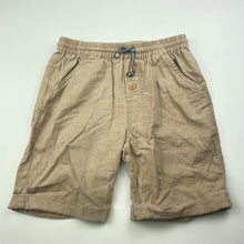Load image into Gallery viewer, Boys KID, linen / cotton shorts, elasticated, GUC, size 7,  