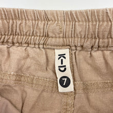 Load image into Gallery viewer, Boys KID, linen / cotton shorts, elasticated, GUC, size 7,  
