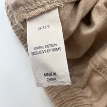 Load image into Gallery viewer, Boys KID, linen / cotton shorts, elasticated, GUC, size 7,  