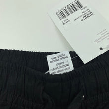 Load image into Gallery viewer, Girls Brillant Basics, black linen/ viscose shorts, elasticated, NEW, size 12,  