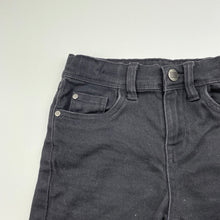 Load image into Gallery viewer, Boys Clothing &amp; Co, grey stretch denim shorts, adjustable, GUC, size 7,  