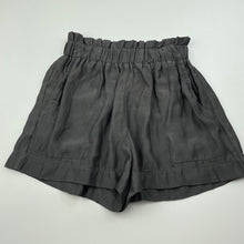 Load image into Gallery viewer, Girls Ava &amp; Ever, grey lightweight shorts, elasticated, GUC, size 10,  