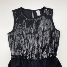 Load image into Gallery viewer, Girls Anko, black sequin playsuit, EUC, size 8,  