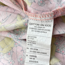 Load image into Gallery viewer, Girls Cotton On, floral cotton casual summer dress, GUC, size 6, L: 67cm