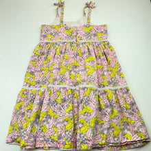 Load image into Gallery viewer, Girls Cotton On, floral cotton casual summer dress, GUC, size 6, L: 67cm
