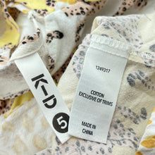 Load image into Gallery viewer, Girls KID, animal print cotton summer dress, EUC, size 5, L: 63cm