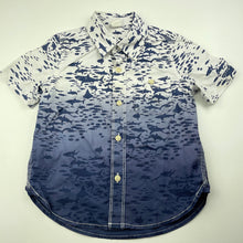 Load image into Gallery viewer, Boys GAP, cotton short sleeve shirt, sharks, FUC, size 3,  
