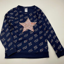 Load image into Gallery viewer, Girls Target, stretchy navy long sleeve top, GUC, size 6,  