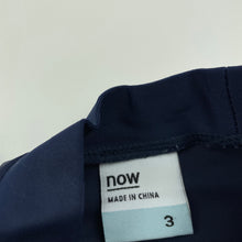 Load image into Gallery viewer, Boys NOW, navy short sleeve rashie / swim top, FUC, size 3,  