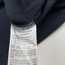 Load image into Gallery viewer, Boys Giorgano Jnr, navy polo shirt top, FUC, size 4-5,  