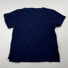 Load image into Gallery viewer, Girls Tilt, navy cotton pyjama t-shirt / top, GUC, size 4,  