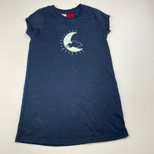 Load image into Gallery viewer, Girls Anko, navy nightie / night dress, L: 53cm, FUC, size 4,  