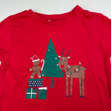 Load image into Gallery viewer, Boys Anko, red cotton Christmas t-shirt / top, EUC, size 7,  