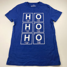 Load image into Gallery viewer, Boys M&amp;S, blue cotton t-shirt / top, FUC, size 10-11,  