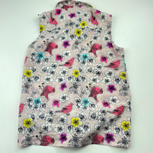 Load image into Gallery viewer, Girls L&amp;D, lightweight floral tie fron top, EUC, size 8,  
