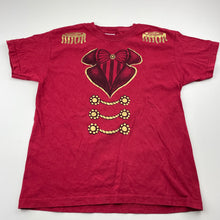 Load image into Gallery viewer, Boys Fruit of the Loom, red cotton t-shirt / top, GUC, size 7-8,  