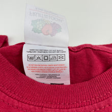 Load image into Gallery viewer, Boys Fruit of the Loom, red cotton t-shirt / top, GUC, size 7-8,  