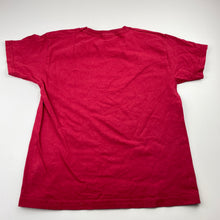 Load image into Gallery viewer, Boys Fruit of the Loom, red cotton t-shirt / top, GUC, size 7-8,  