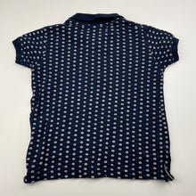 Load image into Gallery viewer, Boys Little QUAPI boys, navy cotton polo shirt top, GUC, size 4,  