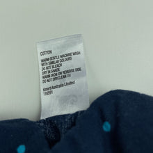 Load image into Gallery viewer, Boys H&amp;T, navy lightweight cotton short sleeve shirt, GUC, size 4,  