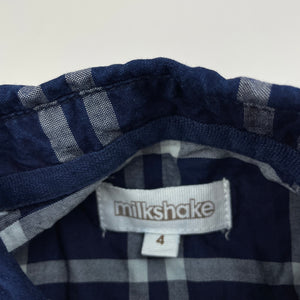 Boys Milkshake, lightweight cotton short sleeve shirt, EUC, size 4,  